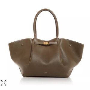 DeMellier New York Leather Tote in Olive
